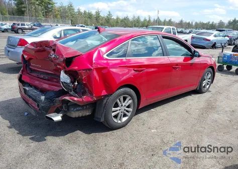 2017 Hyundai Sonata Se z USA, uszkodzony, nr VIN 5NPE24AF4HH442692